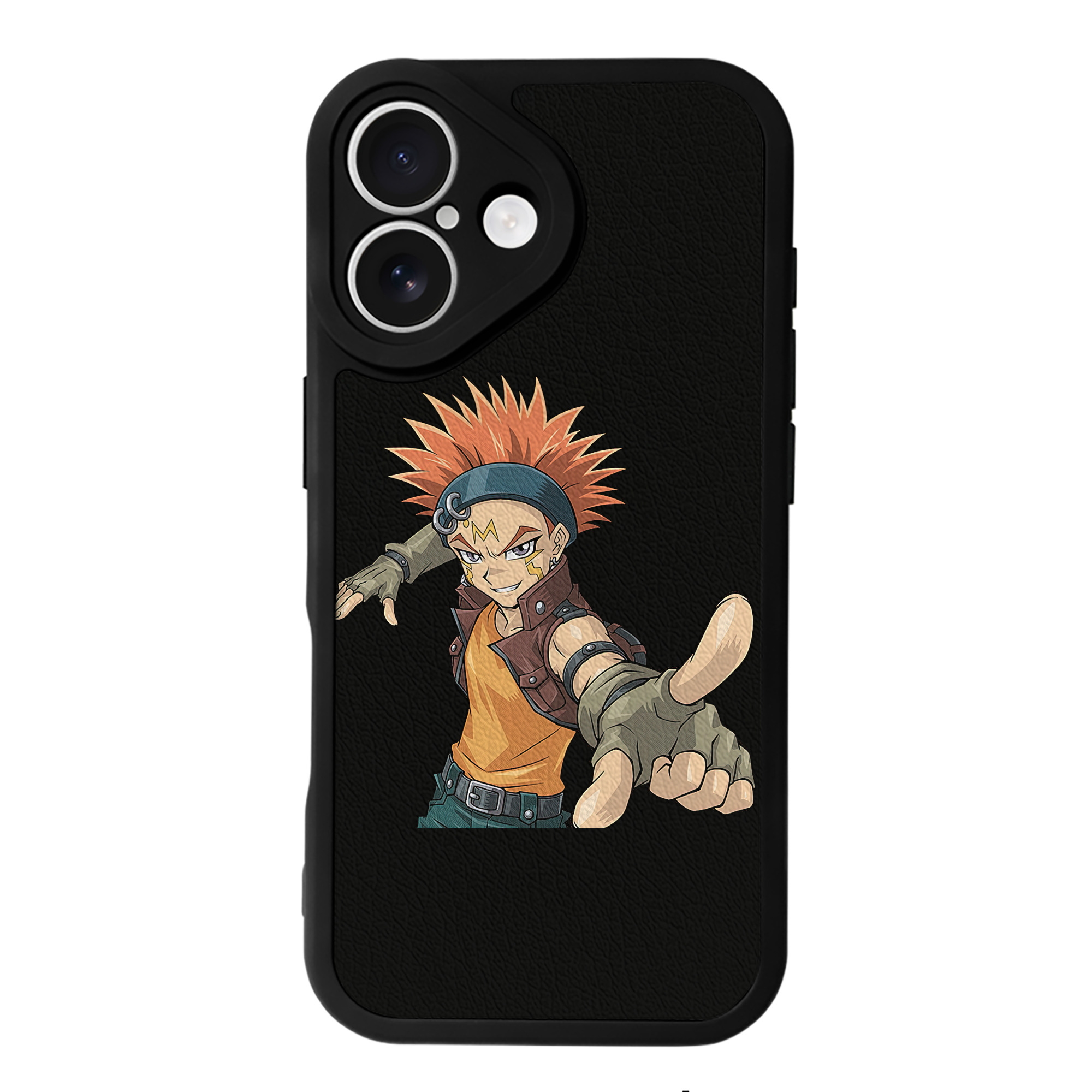 遊☆戯☆王 Yu-Gi-Oh! 【iPhone 16シリーズ対応】シリコンスマホケース（レザー調） 材質：シリコン